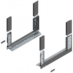 Blum Legrabox free Zarge Höhe C NL 400 mm oriongrau 