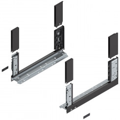 Blum Legrabox free Zarge Höhe C NL 400 mm terraschwarz 