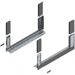 Blum Legrabox free Zarge Höhe C NL 500 mm oriongrau 