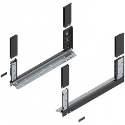Blum Legrabox free Zarge Höhe C NL 500 mm terraschwarz 