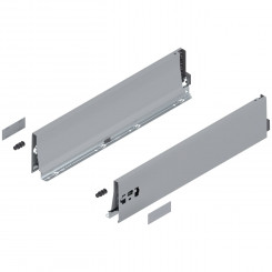 Blum Tandembox antaro Zarge 378K RAL 9006 grau 