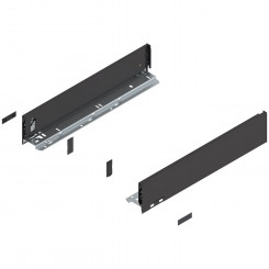 Blum Legrabox pure Zarge Höhe M NL 450 mm terraschwarz 