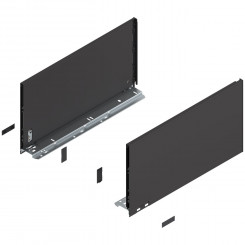Blum Legrabox pure Zarge Höhe F NL 450 mm terraschwarz 