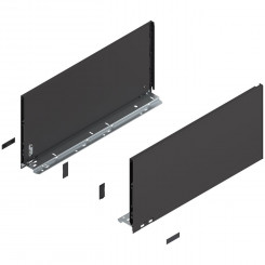 Blum Legrabox pure Zarge Höhe F NL 500 mm terraschwarz 