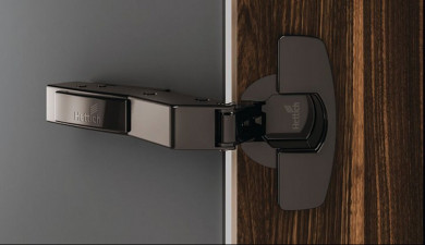 Sensys Winkelscharnier W30  mit integrierter Dämpfung obsidianschwarz