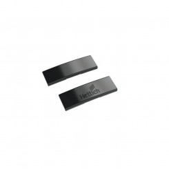 Abdeckkappen für Scharnierarm Stahl in obsidianschwarz