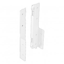 Hettich AvanTech YOU Rückwandverbinder H187 weiß links 