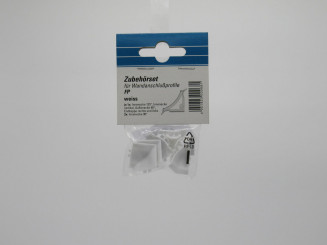 Zubehörset Fugenprofil, Weiß