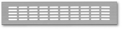 Steglüftungsprofil 3060 / 80x500mm silber eloxiert 
