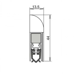 Athmer Wind-Ex 1-seitig Länge 1110mm Anschraubbar weiß 9016 
