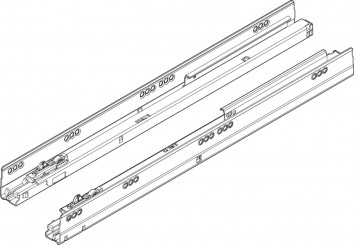 Blum Blumotion Korpusschiene, NL 550 mm 30 Kg 