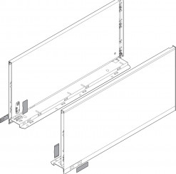Blum Legrabox pure Zarge Höhe F NL 450 mm seidenweiß 