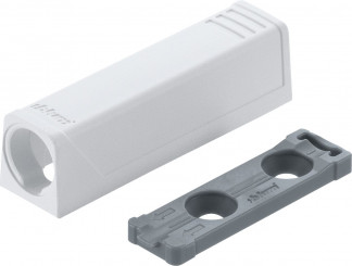 Blum Tip-on gerade Adapterplatte seidenweiss 