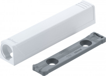 Blum Tip-on gerade Adapterplatte, seidenweiß 