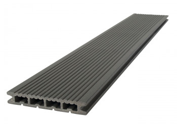WPC Terrassendielen grau Wabenprofil