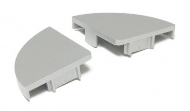 LS Endkappenset Mini Corner Alufarbig  LS.2000348