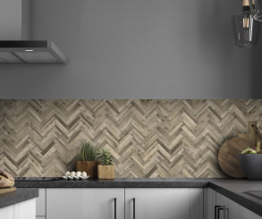 Acryl-Nischenrückwand 42BH2-01 Herringbone Barrel