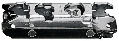 Blum Clip Kreuzmontageplatte Excenter Distanz 0 mm onyxschw 