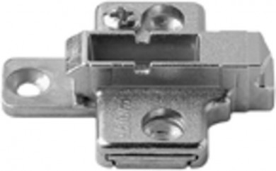 Blum Clip Kreuzmontageplatte Distanz 3 mm vernickelt 