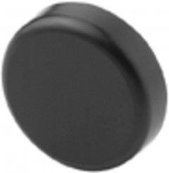 Blum Abdeckkappe rund schwarz 