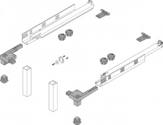 Blum SPACE STEP Set NL 460 