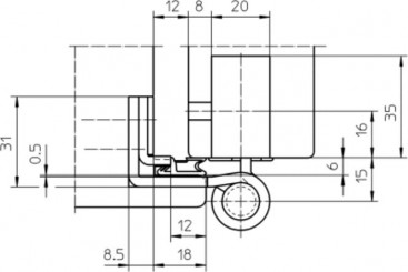 Simonswerk Haustürband Baka Protect 4040 3D
