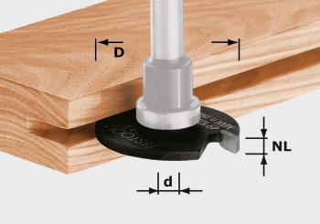 Festool Scheibennutfräser HW Ø40x3 491057 