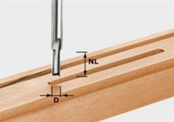 Festool Nutfräser D8mm/NL30mm/GL60mm/S8mm 491647 