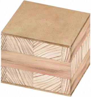 Tischlerplatte CrossCore HQ - Tischlerplatte CrossCore HQ
5-fach Aufbau aus 3-fach verleimte
STAE STAB STAE Mittellagen
Holzart Fichte
mit HDF Deck