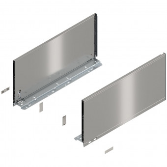 Blum Legrabox pure Zarge Höhe F NL 500 mm inox - Blum Legrabox pure Zarge, Höhe F
(239,9 mm), NL= 500 mm,
links/rechts, für Legrabox pure,
inox, 770F5002I