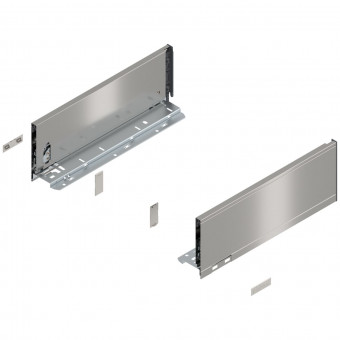 Legrabox  Zargen-Set K Edelstahl - <p>Zargenhöhe 128,5mm</p>
