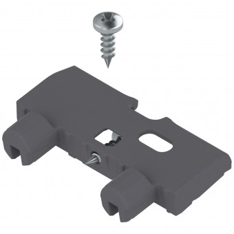 Blum Tandembox Bodenabstützwinkel staubgrau - Blum Tandembox 
Bodenabstützwinkel, erforderlich 
ab Korpusbreite ≥ 750 mm, 
Einpressen und Schrauben, 
R7037 staubgrau, Z96.2011