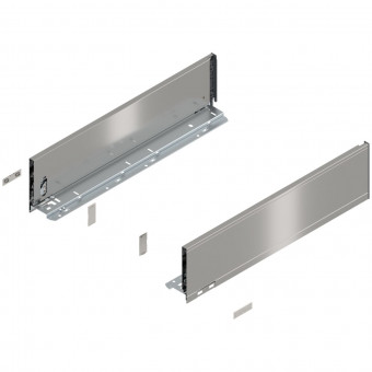 Blum Legrabox pure Zarge Höhe K NL 500 mm inox - Blum Legrabox pure Zarge, Höhe K
(128,3 mm), NL= 500 mm,
links/rechts, für Legrabox pure, 
inox, 770K5002I