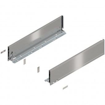 Blum Legrabox pure Zarge Höhe K NL 550 mm inox - Blum Legrabox pure Zarge, Höhe K
(128,3 mm), NL= 550 mm,
links/rechts, für Legrabox pure,
inox, 770K5502I