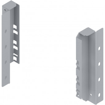 Blum Tandembox Rückwandhalter RAL 9006 grau, Höhe C (192 mm) - Blum Tandembox 
Holzrückwandhalter, Höhe C
(192 mm), links/rechts, RAL9006 
grau  (weißaluminium), Z30C000S
