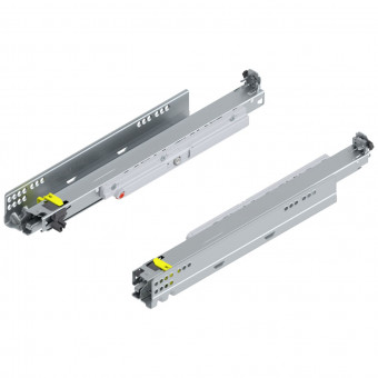 Blum Movento Vollauszug Tip-on 760H NL 420 mm - Blum Movento mit Tip-On, Vollauszug 
für Holzschubkasten, 40 kg, NL=420 mm, 
für Kupplung, links/rechts, verzinkt, 
760H4200T