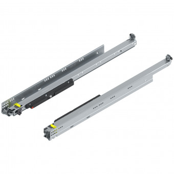 Blum Movento Vollauszug Tip-on 766H NL 700 mm - Blum Movento mit Tip-On, Vollauszug
für Holzschubkasten, 60 kg, NL=700 mm,
für Kupplung, links/rechts, verzinkt, 
766H7000T