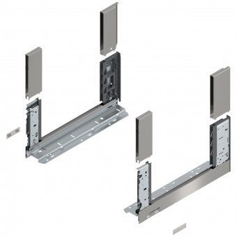 Legrabox free Zargen-Set C Edelstahl - <p>Zargenhöhe 177mm</p>
