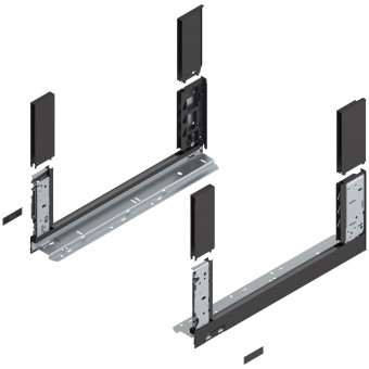 Blum Legrabox free Zarge Höhe C NL 450 mm terraschwarz - Blum Legrabox free Zarge Höhe C
(176,8 mm), NL= 450 mm, 
inkl. Boxcover vorn u. hinten
terraschwarz, 780C4502S