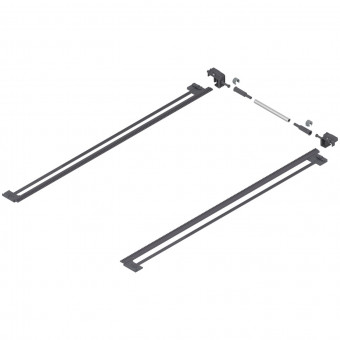 Blum Seitenstabilisierung TA-Teilauszug - Blum Seitenstabilisierung TA-Teilauszug
Ral 7037
NL 435 - 650mm
bis max. Korpusbreite 1400 mm
770M3502S