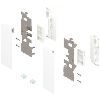 Blum Legrabox pure/free Frontbefestigung Höhe C seidenweiß - Blum Legrabox pure/free
Frontbefestigung-Set Höhe C 
für Innenschubkasten, links/rechts, 
Vorderstück mit Einschubelement
seidenweiß, ZI7.2CS0