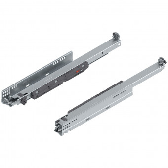 Blum Movento Vollauszug Blumotion S 760H NL 500 mm - Blum Movento mit Blumotion S, Vollauszug
für Holzschubkasten, 40 kg, NL=500 mm,
für Kupplung, links/rechts, verzinkt, 
760H5000S