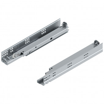 Blum Tandem Vollauszug 560H NL 350 mm - Blum Tandem plus Blumotion Vollauszug,
30 kg, NL=350 mm, für Kupplung,
links/rechts, verzinkt, 560H3500B