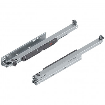 Blum Movento Vollauszug Blumotion S 760H NL 520 mm - Blum Movento mit Blumotion S,
Vollauszug für Holzschubkasten, 40 kg,
NL=520 mm, für Kupplung, links/rechts,
verzinkt, 760H5200S