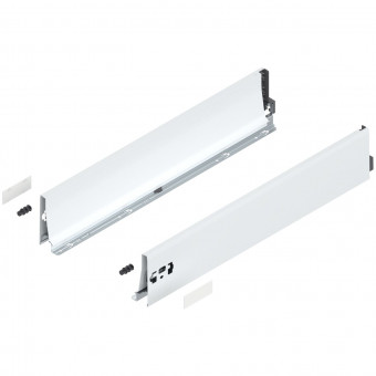 Blum Tandembox antaro Zarge 378K seidenweiß - Blum Tandembox Zarge, Höhe K 
(115,6 mm), NL=600 mm, links/rechts,
für Tandembox antaro, 
seidenweiß, 378K6002SA