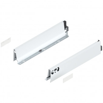 Blum Tandembox antaro/intivo Zarge 378M seidenweiß - Blum Tandembox Zarge, Höhe M
(83,6 mm), NL=400 mm, links/rechts,
für Tandembox intivo/antaro, 
seidenweiß, 378M4002SA