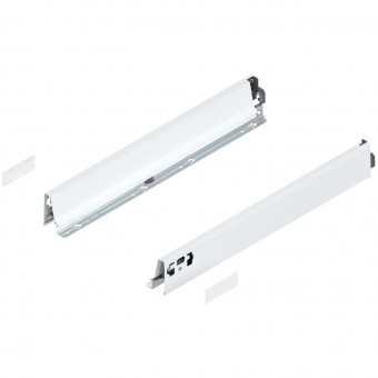 Blum Tandembox antaro/intivo Zarge 378N seidenweiß - Blum Tandembox Zarge, Höhe N
(68,5 mm), NL=500 mm,
 links/rechts, für Tandembox 
intivo/antaro, seidenweiß, 
378N5002SA