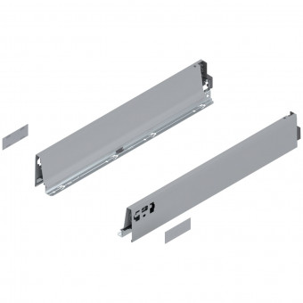 Blum Tandembox antaro Zarge 378M RAL 9006 grau - Blum Tandembox Zarge, Höhe M
(83,6 mm), NL=500 mm, links/rechts,
für Tandembox intivo/antaro
RAL 9006 grau (weißaluminium),
378M5002SA