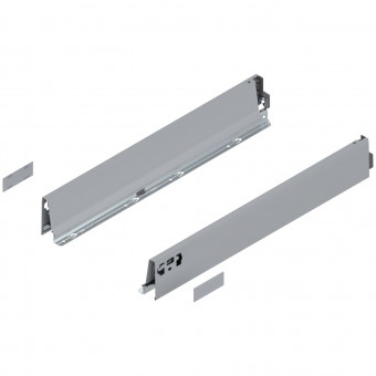 Blum Tandembox antaro Zarge 378M RAL 9006 grau - Blum Tandembox Zarge, Höhe M 
(83,6 mm), NL=550 mm, links/rechts, 
für Tandemboxi ntivo/antaro,
RAL 9006 grau (weißaluminium),
378M5502SA