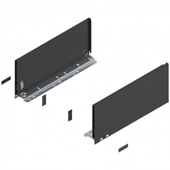 Blum Legrabox pure Zarge Höhe C NL 400 mm terraschwarz - Blum Legrabox Zarge, Höhe C
(176,8 mm), NL= 400 mm, links/rechts,
für Legrabox pure, terraschwarz
770C4002S